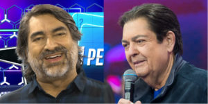 Zeca Camargo e Faustão (Foto: Reprodução/Band)