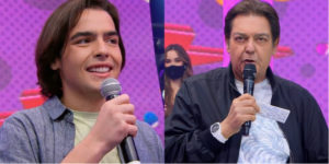 Faustão e o filho, João Guilherme (Foto: Reprodução)