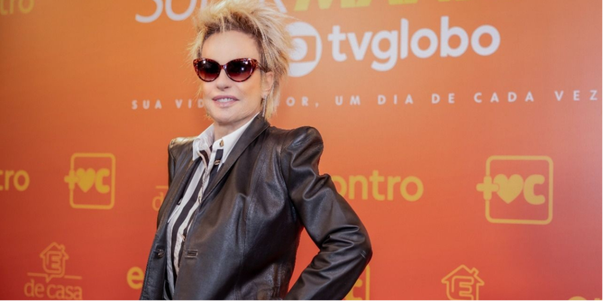 Ana Maria Braga em coletiva (Foto: Divulgação/TV Globo)