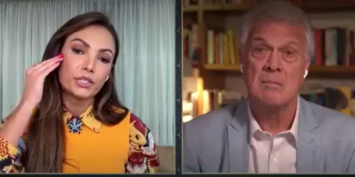 Patrícia Poeta relembra momentos emocionantes da sua carreira em entrevista ao Conversa com Bial  - Reprodução Tv Globo