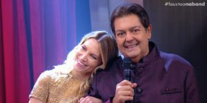 Faustão ao lado de Anne Lottermann (Foto: Divulgação)