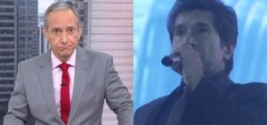 José Roberto Burnier dedicou os minutos finais do SP1 para uma homenagem ao cantor Daniel- Foto: Montagem/TV Foco