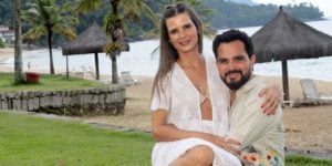 Luciano Camargo ao lado da esposa (Foto: Divulgação)