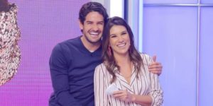 Alexandre Pato ao lado de Rebeca Abravanel (Foto: Divulgação)