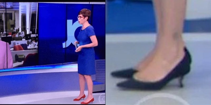 Renata Lo Prete tem o nome do seu grande amor tatuada no tornozelo