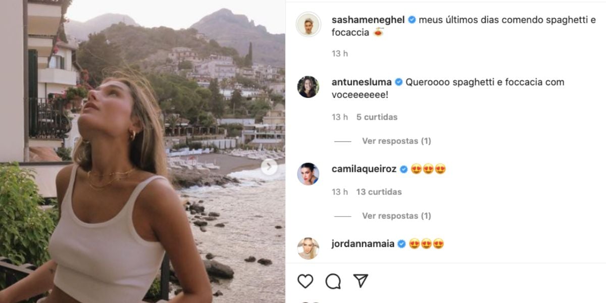 Sasha confirma fim em anúncio ao lado de marido