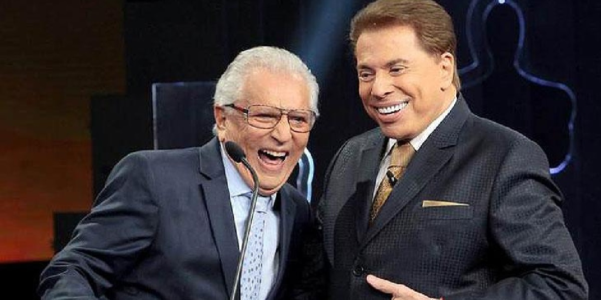 Silvio Santos ao lado de Carlos Alberto (Foto: Divulgação)