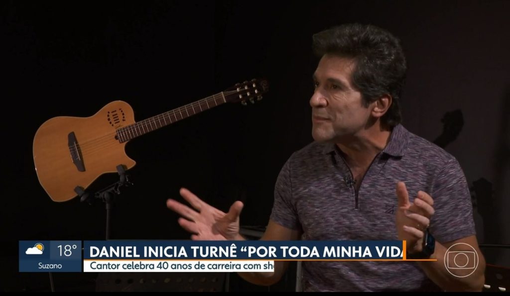 Daniel abriu o jogo sobre as 4 décadas de carreira em entrevista a Globo- Foto: Reprodução