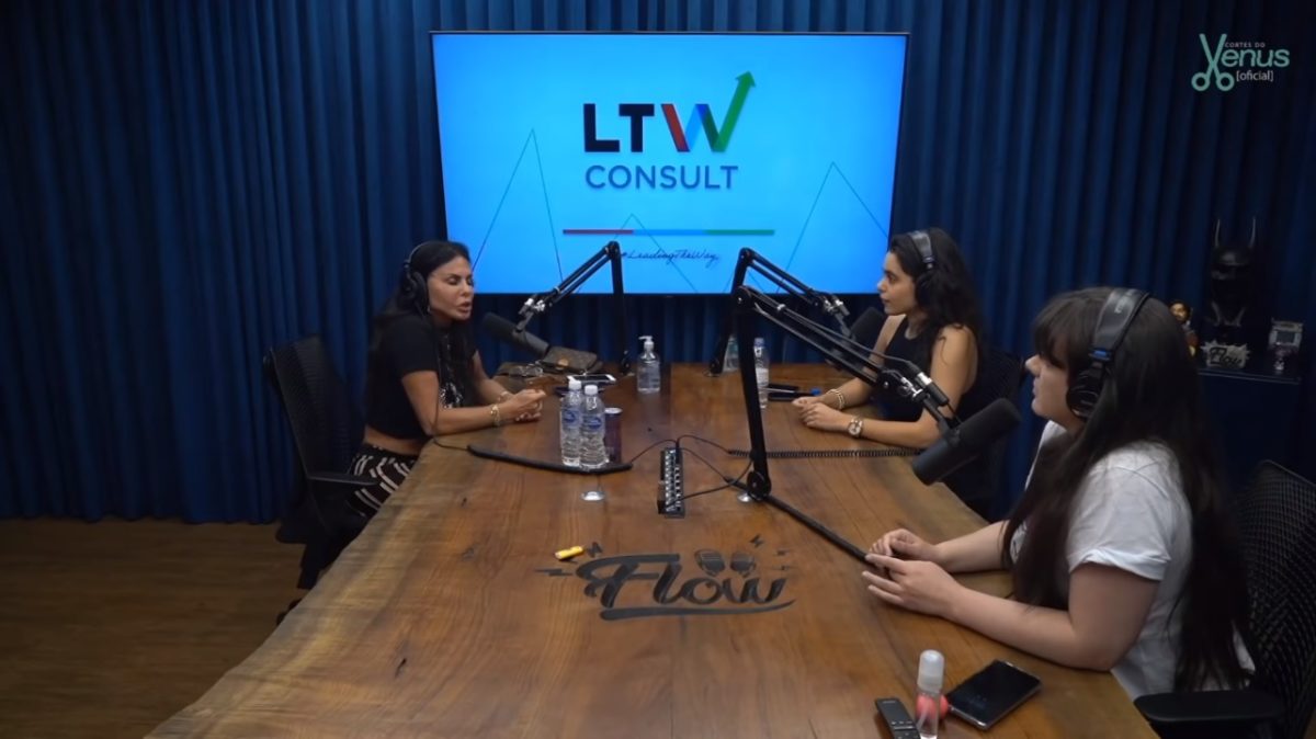 Gretchen em participação no Venus Podcast (Foto: Reprodução/YouTube)