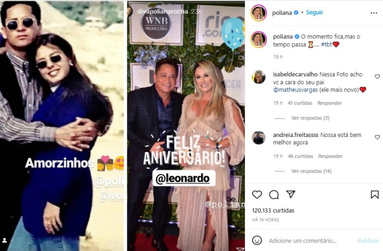 Post de "antes e depois" de Poliana Rocha (Foto: Reprodução/Instagram)