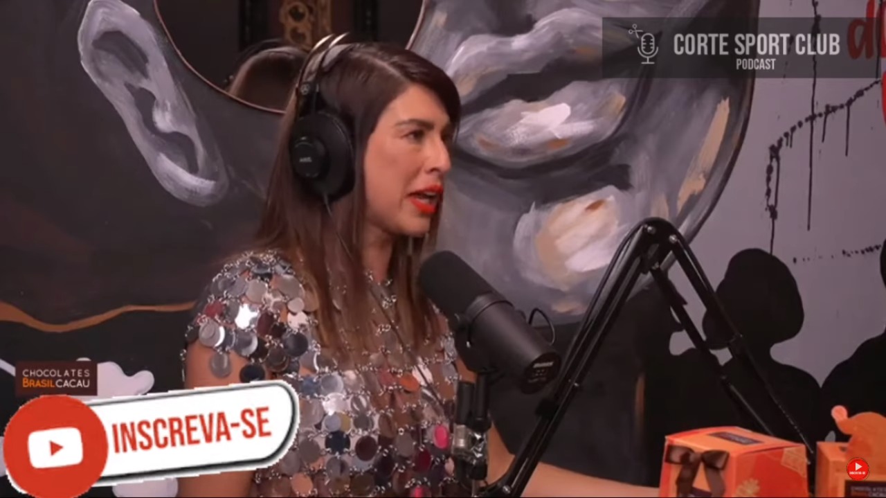 Fernanda Paes Leme no PodDelas (Foto:Reprodução/Youtube)