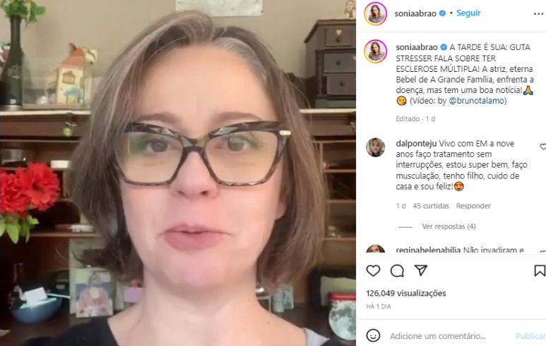 Guta Stresser compartilha vídeo sobre sua doença (Foto: Reprodução/Instagram)