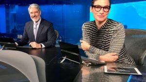 William Bonner e Renata Vasconcellos  têm se ausentado da bancada do Jornal Nacional por conta de um projeto paralelo na Globo- Foto: Reprodução/Instagram