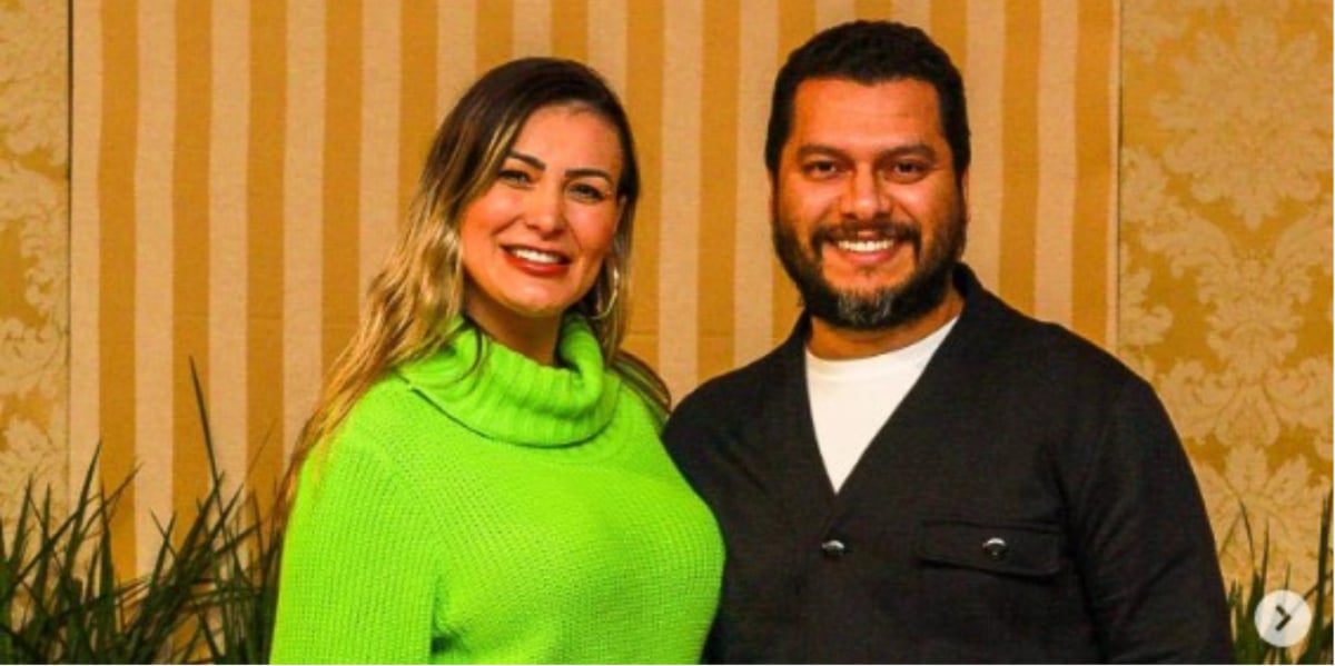 Andressa Urach e seu marido (Foto: Reprodução)