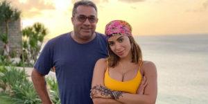 Anitta e seu pai, Mauro Machado (Foto: Reprodução)