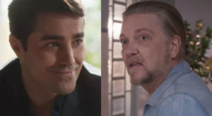 Duarte/Bob Wright (Kiko Mascarenhas) receberá proposta de Danilo (Ricardo Pereira) em Cara e Coragem (Foto: Reprodução / Globo)