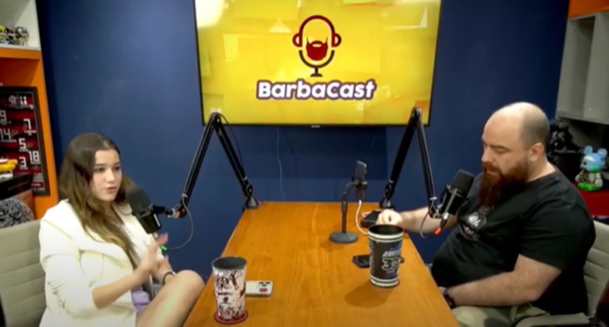 Duda Wendling faz denúncias no podcast "BarbaCast"