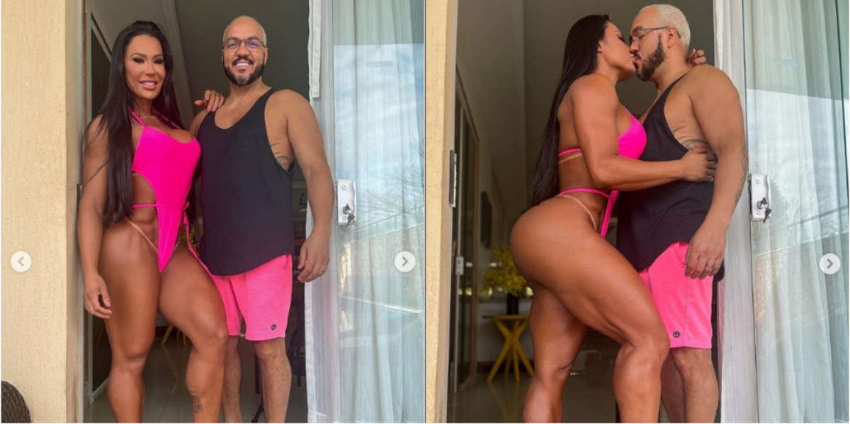 Gracyanne Barbosa escandaliza em foto ao lado de Belo - Foto: Reprodução