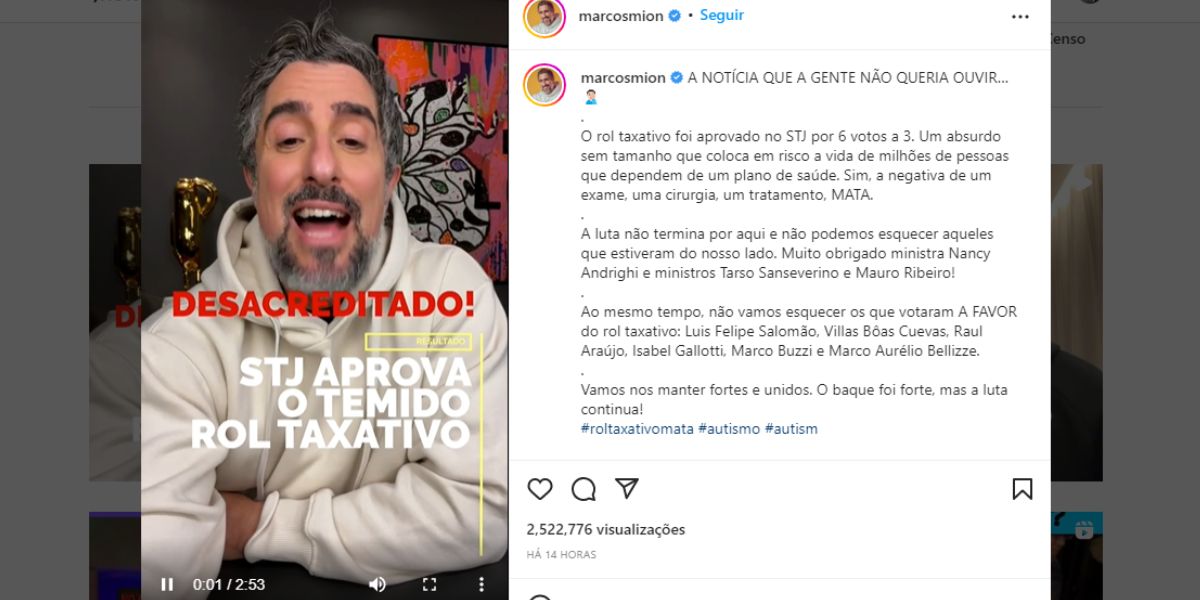 "Desolado", Marcos Mion recebe notícia, fica desacreditado e explode em vídeo: "A gente não queria ouvir"