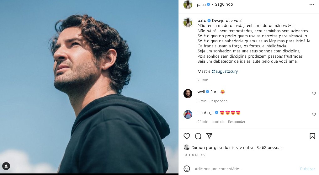 Alexandre Pato fez desabafo nas redes sociais (Foto: Reprodução)