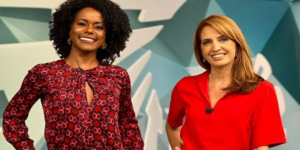 Maju Coutinho e Poliana Abritta comanda o Fantástico na Globo (Foto: Instagram)