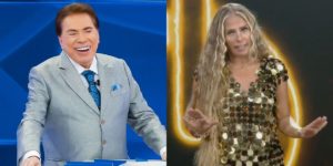 Silvio Santos e Adriane Galisteu (Montagem: TV Foco)