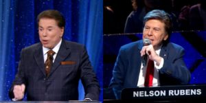 Silvio Santos e Nelson Rubens (Foto: Reprodução/SBT)