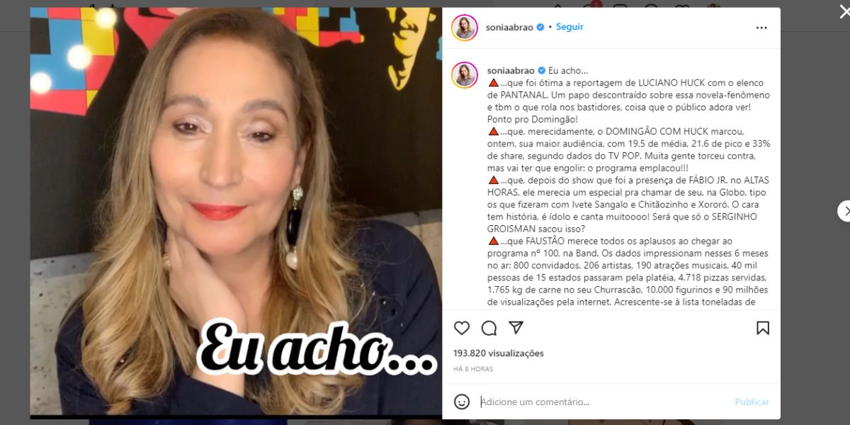 "Assim não vale", Sonia Abrão dispara verdades sobre novo Caldeirão de Marcos Mion: "Não estou gostando"