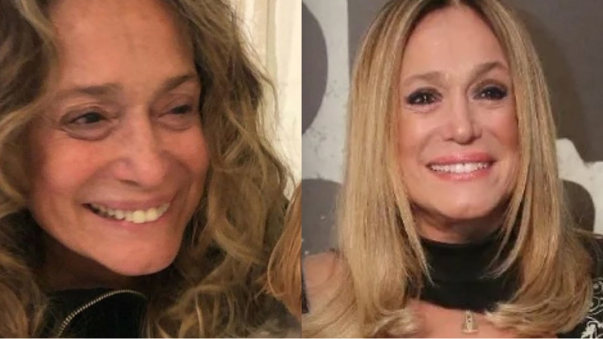 Susana Vieira antes e depois da maquiagem