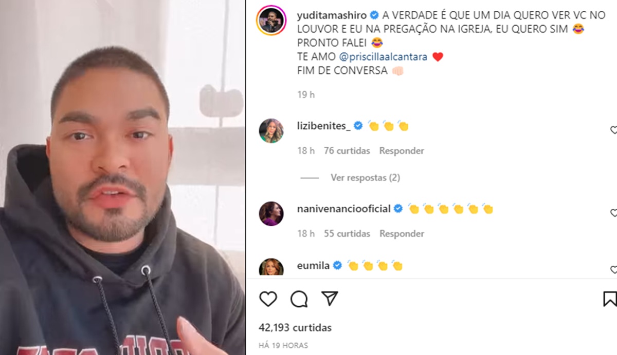 Yudi Tamashiro esclarece polêmica em vídeo no Instagram 