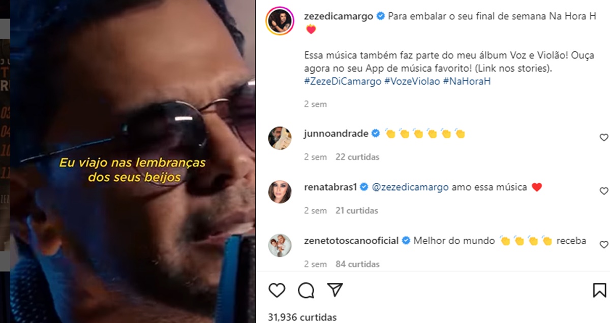 Zezé Di Camargo anuncia música solo