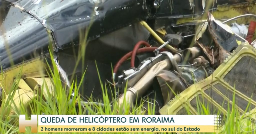 César Tralli falou sobre a queda de um helicóptero durante o Jornal Hoje- Foto: Reprodução