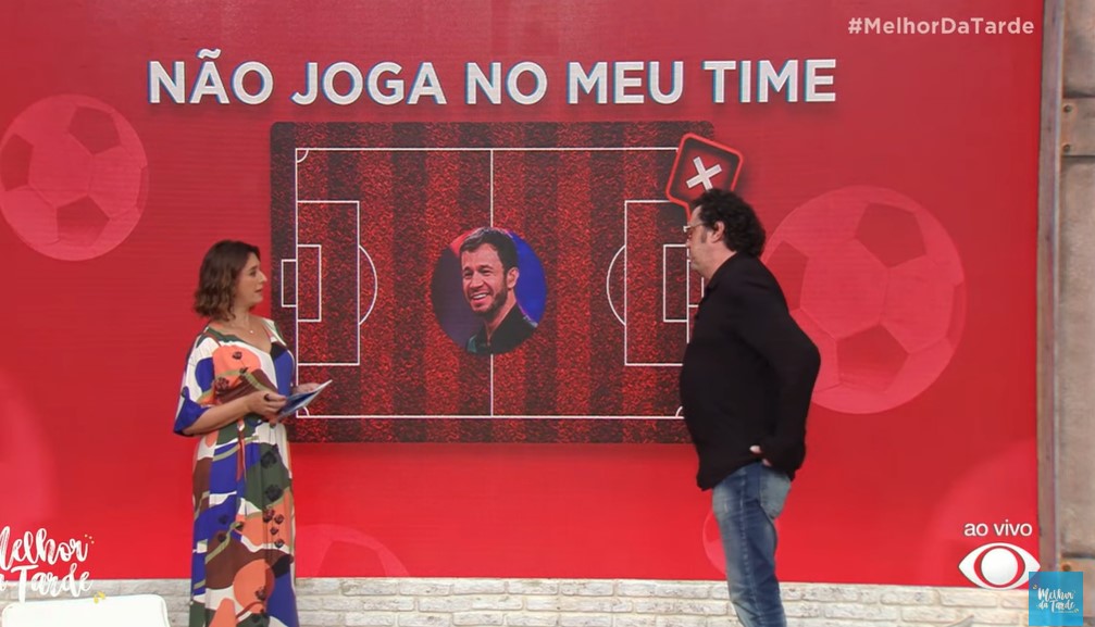 Casagrande afirmou que não tem um bom relacionamento com Tiago Leifert