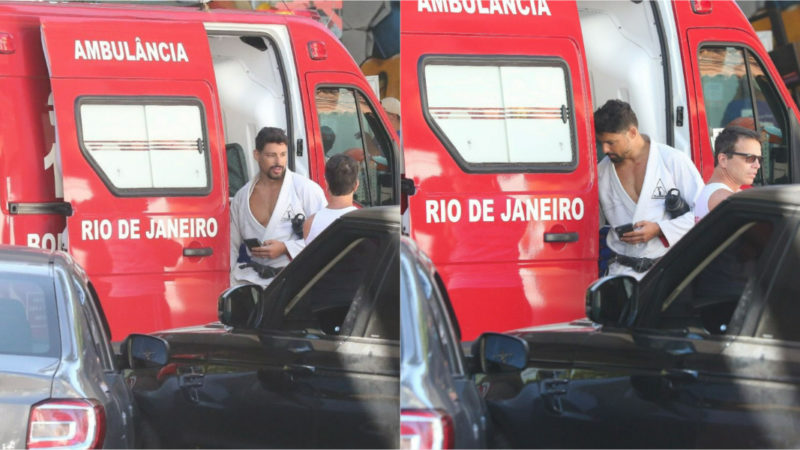Cauã Reymond suffered a car accident in Rio (Photo: Dilson Silva/AgNews)