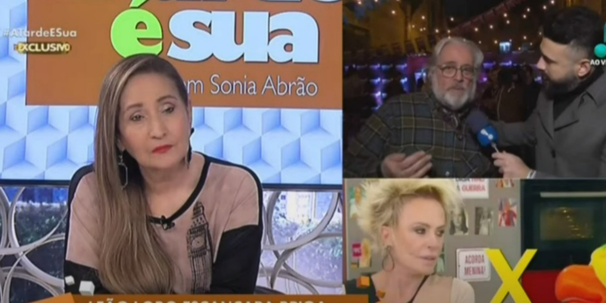 Leão Lobo desabafou sobre Ana Maria Braga no "A Tarde é Sua" (Foto: Reprodução/RedeTV!)