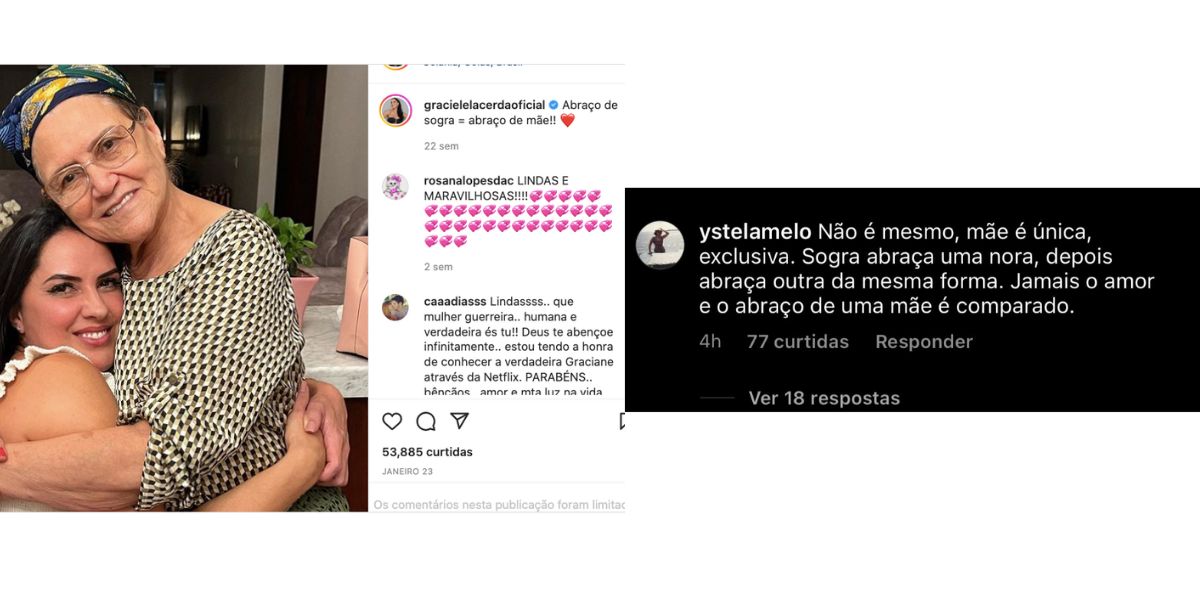 Graciele Lacerda detona quem é sogra 