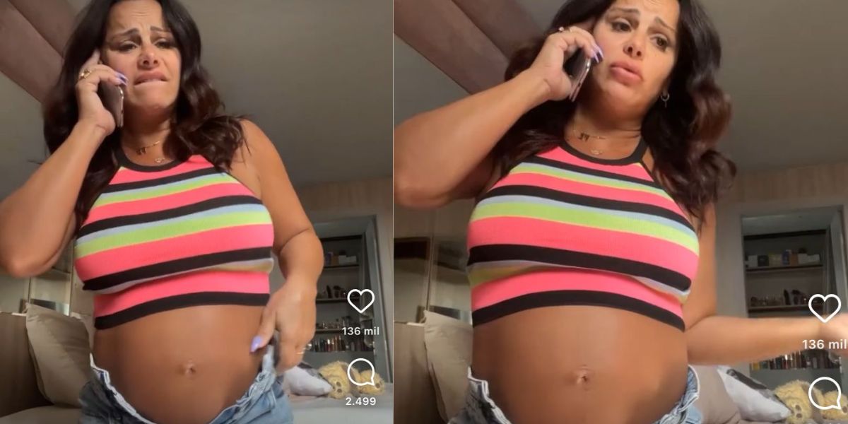 Atriz Viviane Araújo diverte seguidores ao mostrar que não consegue mais utilizar suas roupas  - Reprodução Instagram