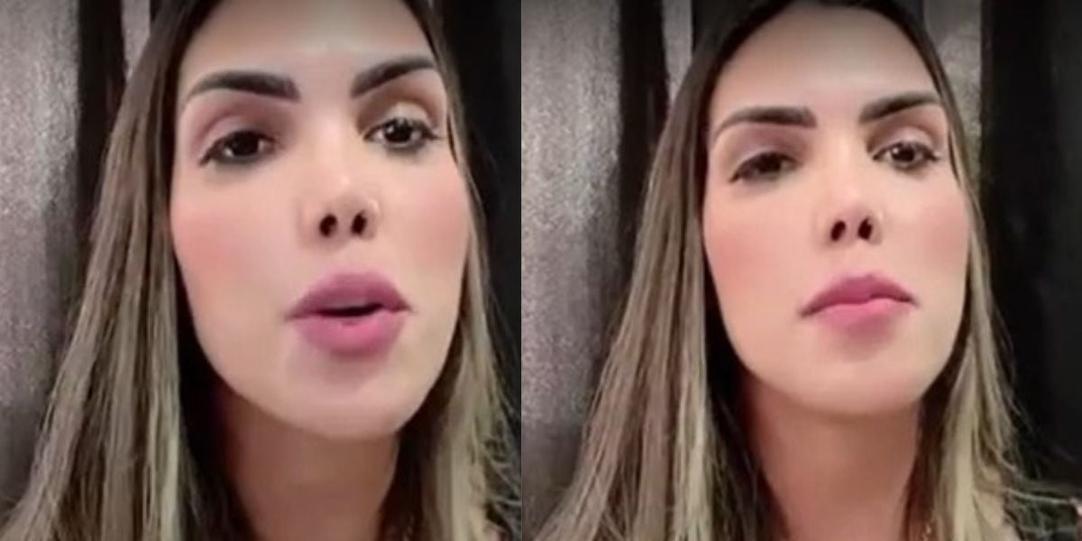 Em vídeo enviado ao programa 'A Tarde é Sua', Taty Sindel afirma que irá revidar contra Samantha Schmütz - Reprodução Instagram