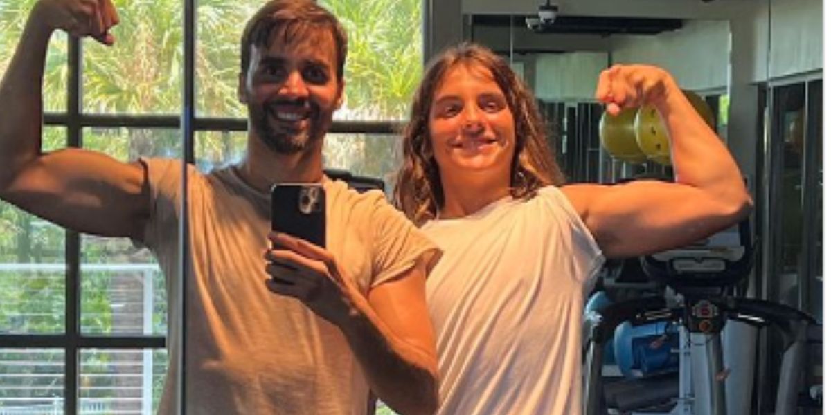 Yvette Sangalo's husband Daniel Cady posted a photo with his son Marcelo on social networks.