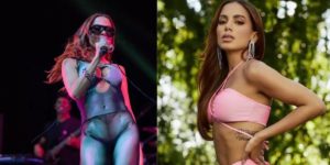 Anitta em turnê europeia (Reprodução: Montagem TV Foco)