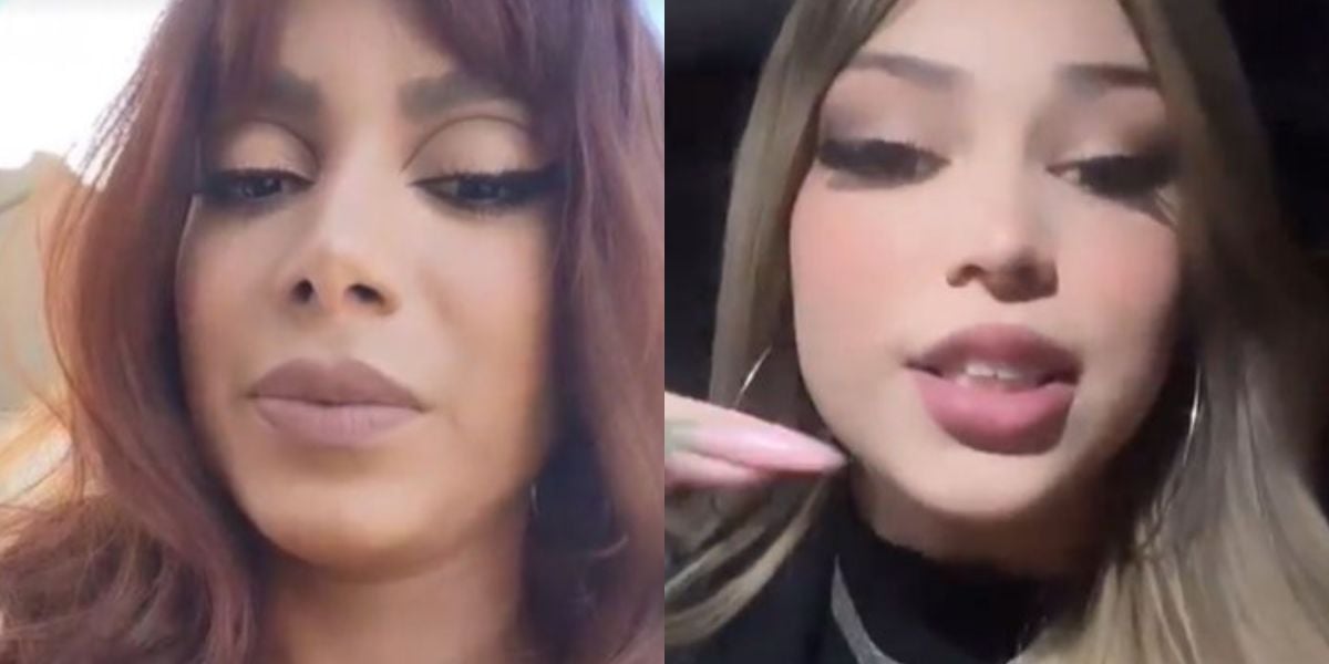 Cantora Anitta e Mc Melody - Reprodução