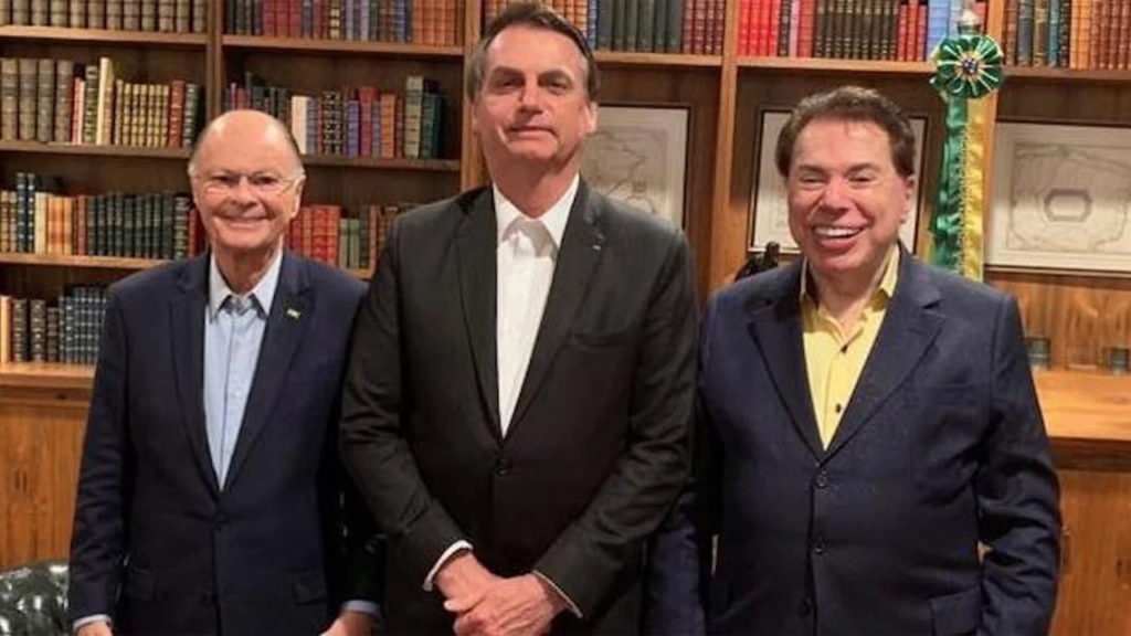 Edir Macedo, Jair Bolsonaro e Silvio Santos