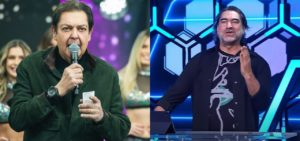 Faustão e Zeca Camargo voltarão a dividir a grade diária da Band a partir de segunda-feira- Foto: Montagem/TV Foco