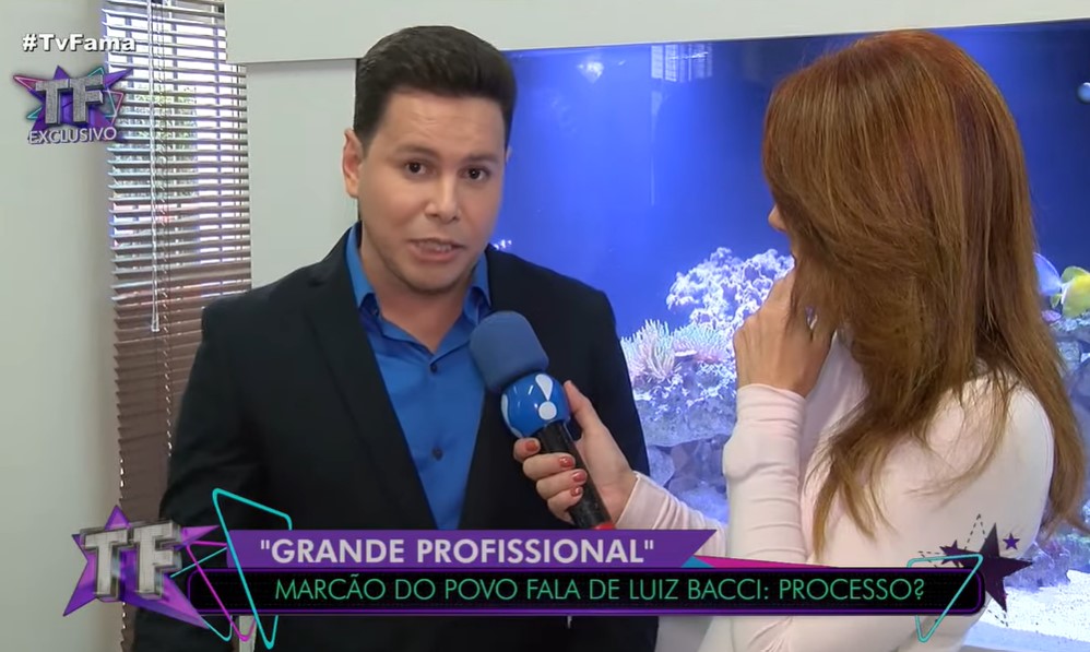 Marcão do Povo falou sobre processo contra Luiz Bacci ao TV Fama