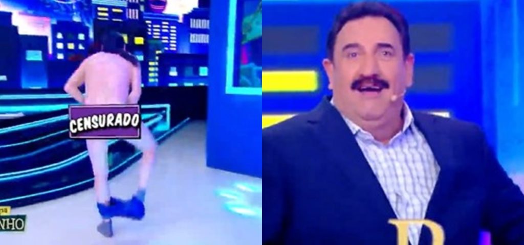 Ratinho se revoltou ao ver Marquito ficar completamente nu no SBT