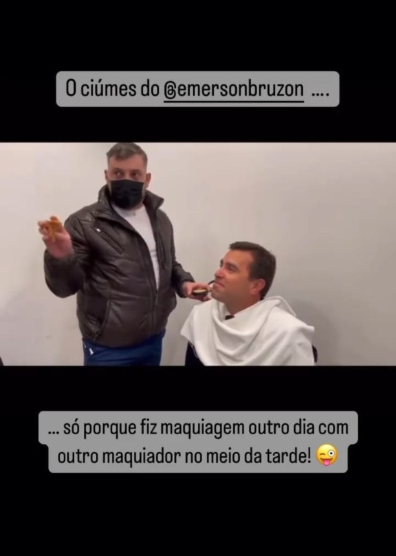 Rodrigo Bocardi falou sobre o "ataque de cíumes" do seu maquiador na Globo- Foto: Reprodução/Instagram 