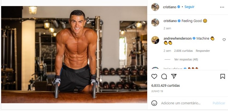Cristiano Ronaldo coloca botox nas partes íntimas, diz imprensa espanhola -  Vídeos - Correio da Manhã