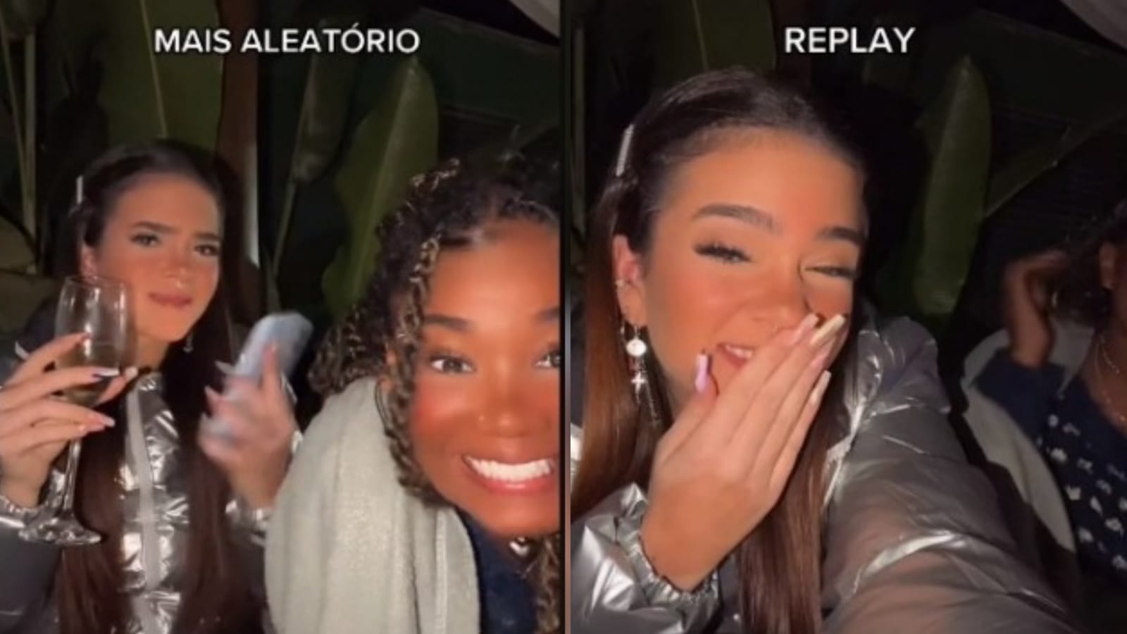 Mel Maia viraliza com vídeo do TikTok (Foto: Reprodução/Montagem/TikTok)