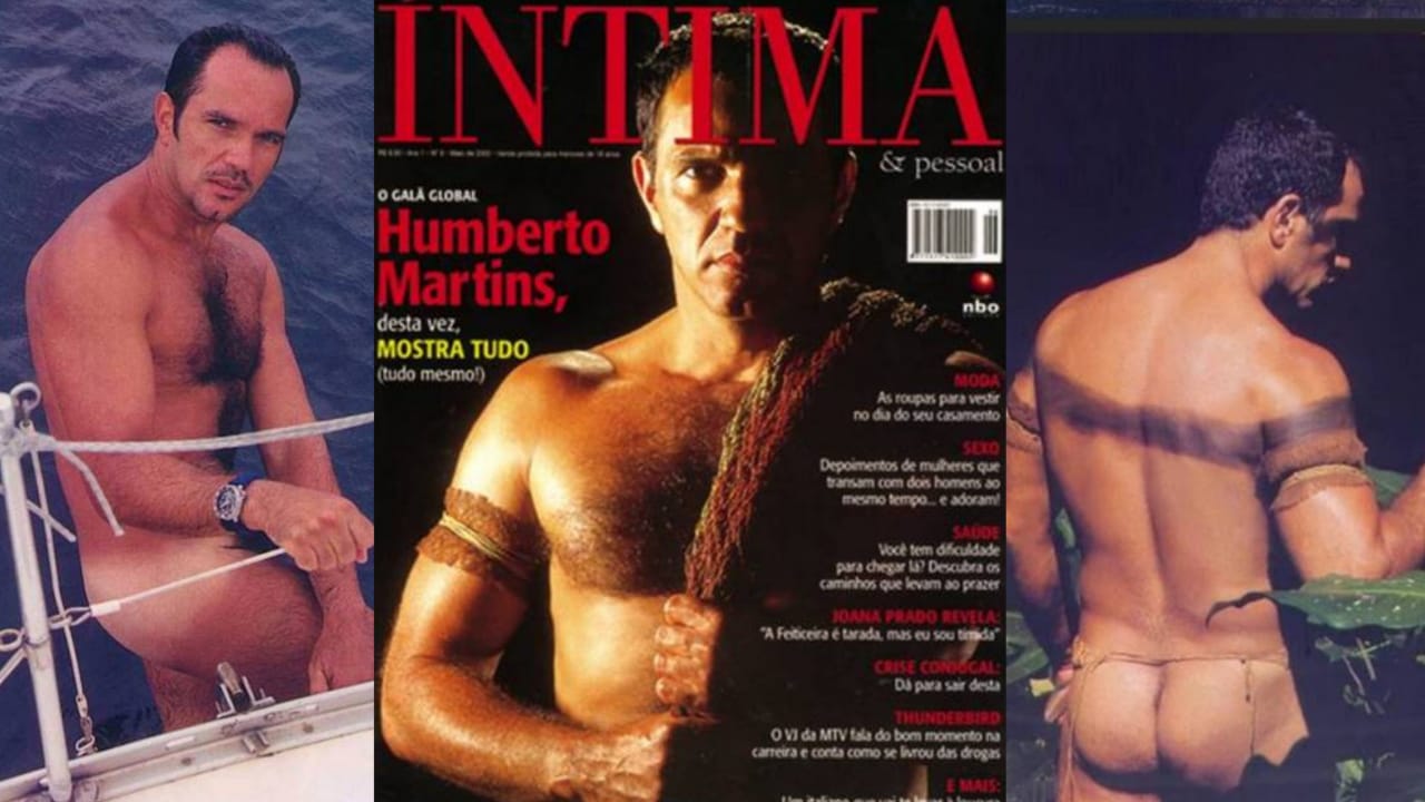 Humberto Martins recorda ensaio nu nos anos 2000 (Foto: Reprodução/Montagem)