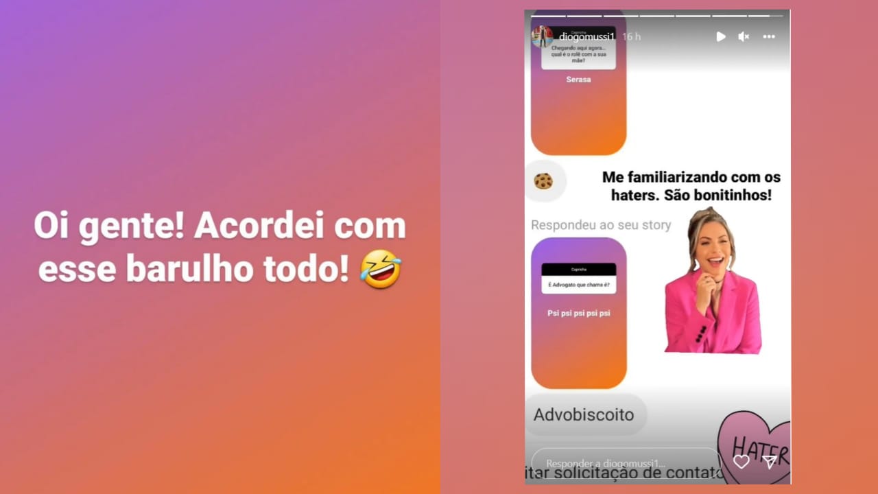 Diogo Mussi debocha de haters (Foto: Reprodução/Instagram)